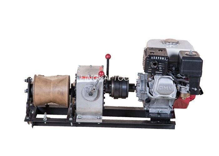 1トンの小さなガソリンケーブルプルツールエンジンウィンチホンダGX160 5.5HP