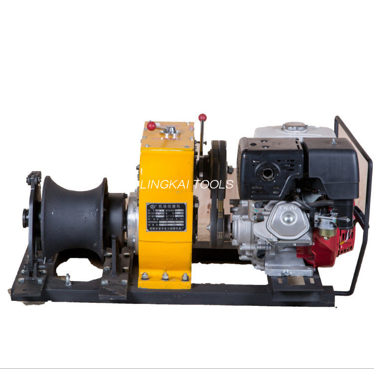 Power Construction ポータブル キャプスタン ウインチ、ホイスト ポール設定 8 トン ウインチ