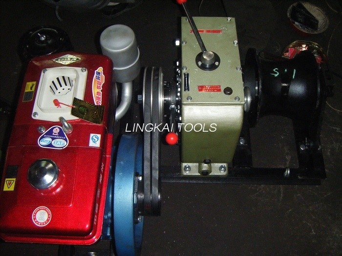 6.6hp ディーゼル エンジン 168kg ISO 証明が付いている 4.41kw の電力ケーブルの引き手
