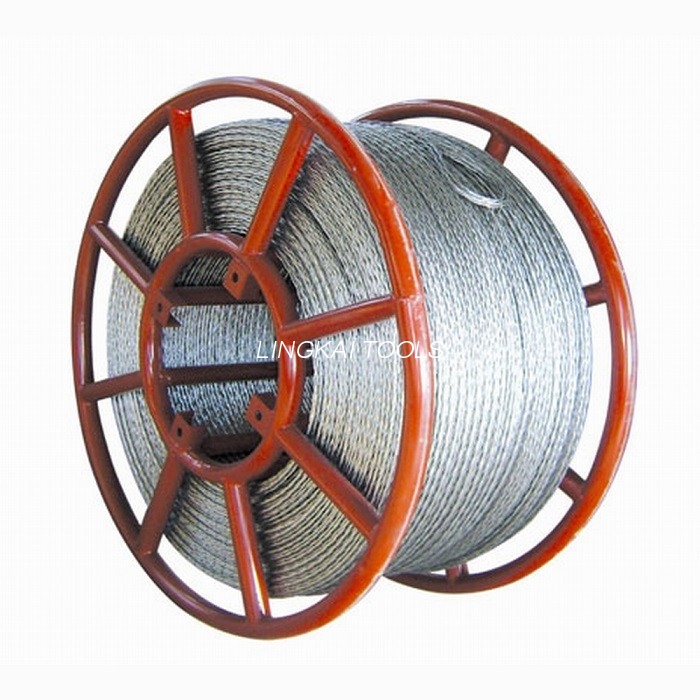 26mm 800 Kv 送電線をひもでつなぐための反ねじれ編組鋼線ロープ